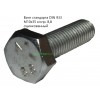 Болт DIN 933 с полной резьбой кл.пр 8.8 оц.